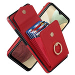 Custodia per telefono con slot per schede RFID con supporto ad anello, For Samsung Galaxy S23+ 5G, For Samsung Galaxy S24 5G, For Samsung Galaxy A12, For Samsung Galaxy A22 5G