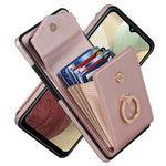 Custodia per telefono con slot per schede RFID con supporto ad anello, For Samsung Galaxy S23+ 5G, For Samsung Galaxy S24 5G, For Samsung Galaxy A12, For Samsung Galaxy A22 5G
