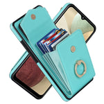 Custodia per telefono con slot per schede RFID con supporto ad anello, For Samsung Galaxy S23+ 5G, For Samsung Galaxy S24 5G, For Samsung Galaxy A12, For Samsung Galaxy A22 5G