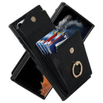 Custodia per telefono con slot per schede RFID con supporto ad anello, For Samsung Galaxy A14 5G, For Samsung Galaxy S23 Ultra 5G