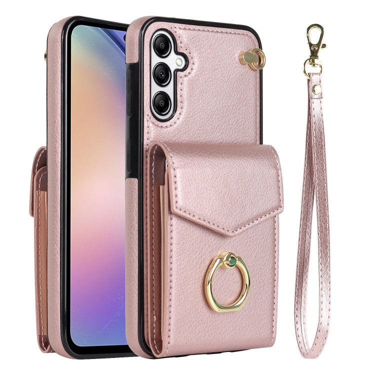 Custodia per telefono con slot per schede RFID con supporto ad anello, For Samsung Galaxy S24 Ultra 5G, For Samsung Galaxy A54 5G, For Samsung Galaxy S23 5G, For Samsung Galaxy S24+ 5G