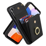 Custodia per telefono con slot per schede RFID con supporto ad anello, For Samsung Galaxy A14 5G, For Samsung Galaxy S23 Ultra 5G