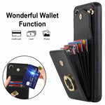 Custodia per telefono con slot per schede RFID con supporto ad anello, For Samsung Galaxy A14 5G, For Samsung Galaxy S23 Ultra 5G