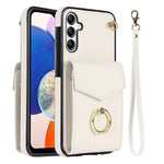 Custodia per telefono con slot per schede RFID con supporto ad anello, For Samsung Galaxy A14 5G, For Samsung Galaxy S23 Ultra 5G
