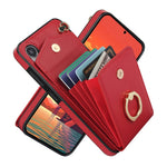 Custodia per telefono con slot per schede RFID con supporto ad anello, For Samsung Galaxy S23+ 5G, For Samsung Galaxy S24 5G, For Samsung Galaxy A12, For Samsung Galaxy A22 5G