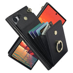Custodia per telefono con slot per schede RFID con supporto ad anello, For Samsung Galaxy S24 Ultra 5G, For Samsung Galaxy A54 5G, For Samsung Galaxy S23 5G, For Samsung Galaxy S24+ 5G