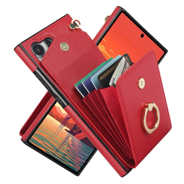 Custodia per telefono con slot per schede RFID con supporto ad anello, For Samsung Galaxy S24 Ultra 5G, For Samsung Galaxy A54 5G, For Samsung Galaxy S23 5G, For Samsung Galaxy S24+ 5G