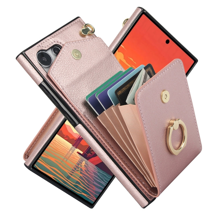 Custodia per telefono con slot per schede RFID con supporto ad anello, For Samsung Galaxy S24 Ultra 5G, For Samsung Galaxy A54 5G, For Samsung Galaxy S23 5G, For Samsung Galaxy S24+ 5G