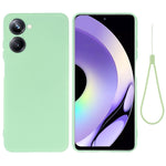 Custodia per telefono in silicone liquido colorato, For Motorola Moto E22s, For Realme 10 4G