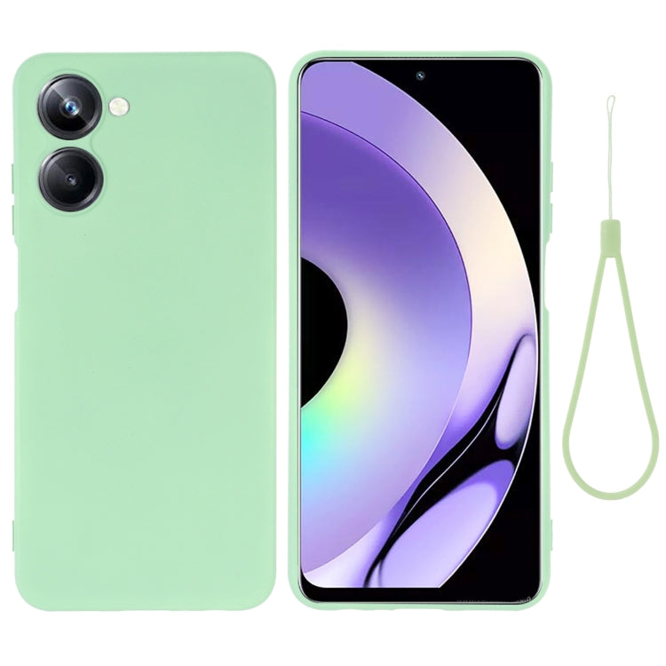 Custodia per telefono in silicone liquido colorato, For Motorola Moto E22s, For Realme 10 4G