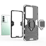 Supporto per anello magnetico PC + custodia per telefono in TPU, For vivo S16, For vivo S16 Pro, For vivo S16e, For vivo iQOO 11
