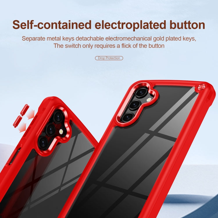 Custodia per telefono antiurto per PC trasparente in TPU morbido, For Samsung Galaxy A14 5G