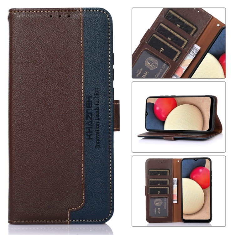 Custodia per telefono RFID in pelle con texture litchi KHAZNEH, For Xiaomi 13T / Redmi K60 Ultra, For Xiaomi Redmi 12, For Xiaomi Redmi Note 12S 4G, For Xiaomi 13 Pro, For Xiaomi 13