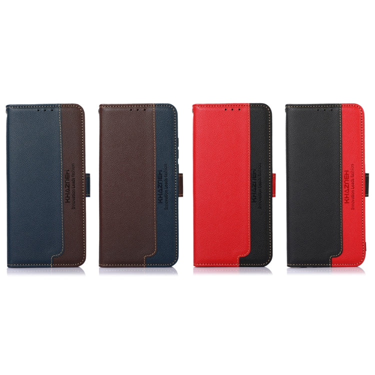 Custodia per telefono RFID in pelle con texture litchi KHAZNEH, For Xiaomi 13T / Redmi K60 Ultra, For Xiaomi Redmi 12, For Xiaomi Redmi Note 12S 4G, For Xiaomi 13 Pro, For Xiaomi 13