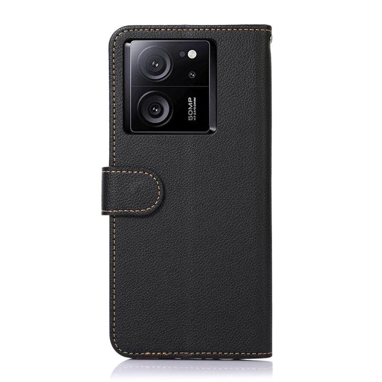 Custodia per telefono RFID in pelle con texture litchi KHAZNEH, For Xiaomi 13T / Redmi K60 Ultra, For Xiaomi Redmi 12, For Xiaomi Redmi Note 12S 4G, For Xiaomi 13 Pro, For Xiaomi 13