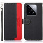 Custodia per telefono RFID in pelle con texture litchi KHAZNEH, For Xiaomi Redmi 13C 4G / 13C 5G / POCO C65, For Xiaomi Redmi K70E / Poco X6 Pro, For Xiaomi Redmi Note 13R Pro, For Xiaomi 14 Ultra, For Xiaomi 14 Pro, For Xiaomi 14