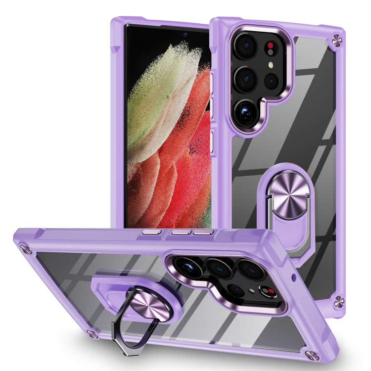 Custodia per telefono con protezione dell'obiettivo in TPU + PC con supporto per anello, For Samsung Galaxy A14 5G, For Samsung Galaxy S23+ 5G, For Samsung Galaxy S23 Ultra 5G, For Samsung Galaxy S23 5G