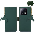 Custodia per telefono in pelle magnetica RFID in vera pelle, For Xiaomi 13, For Xiaomi 13 Pro