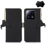 Custodia per telefono in pelle magnetica RFID in vera pelle, For Xiaomi 13, For Xiaomi 13 Pro