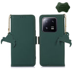 Custodia per telefono in pelle magnetica RFID in vera pelle, For Xiaomi 13, For Xiaomi 13 Pro
