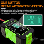 Caricabatteria intelligente per batteria moto / auto con schermo LCD, UK Plug, US Plug, AU Plug, EU Plug, JP Plug