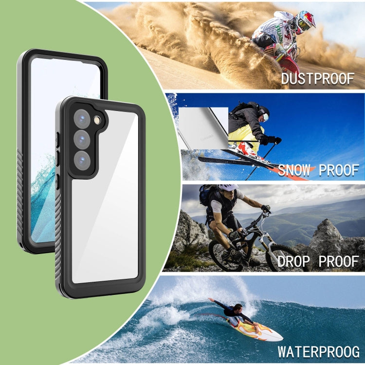 360 Custodia per telefono impermeabile per tutto il corpo, For Samsung Galaxy S23 5G, For Samsung Galaxy S23+ 5G, For Samsung Galaxy S23 Ultra 5G