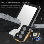 360 Custodia per telefono impermeabile per tutto il corpo, For Samsung Galaxy S23 5G, For Samsung Galaxy S23+ 5G, For Samsung Galaxy S23 Ultra 5G
