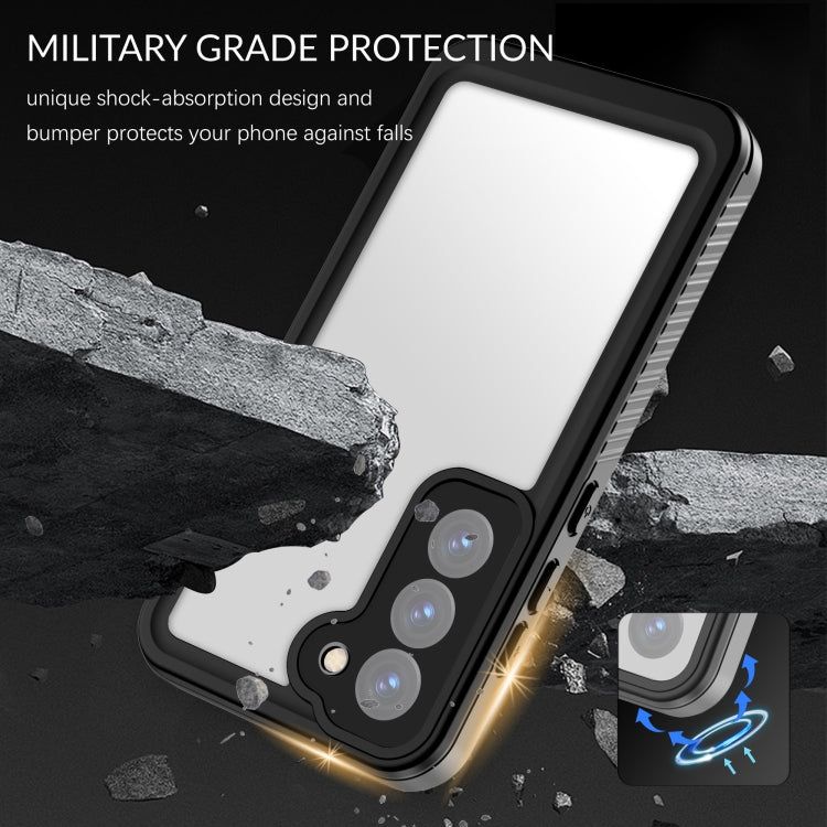 360 Custodia per telefono impermeabile per tutto il corpo, For Samsung Galaxy S23 5G, For Samsung Galaxy S23+ 5G, For Samsung Galaxy S23 Ultra 5G