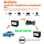 Caricabatteria intelligente per batteria moto / auto con schermo LCD, UK Plug, US Plug, AU Plug, EU Plug