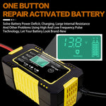 Caricabatteria intelligente per batteria moto / auto con schermo LCD, UK Plug, US Plug, AU Plug, EU Plug