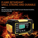 Caricabatteria intelligente per batteria moto / auto con schermo LCD, UK Plug, US Plug, AU Plug, EU Plug