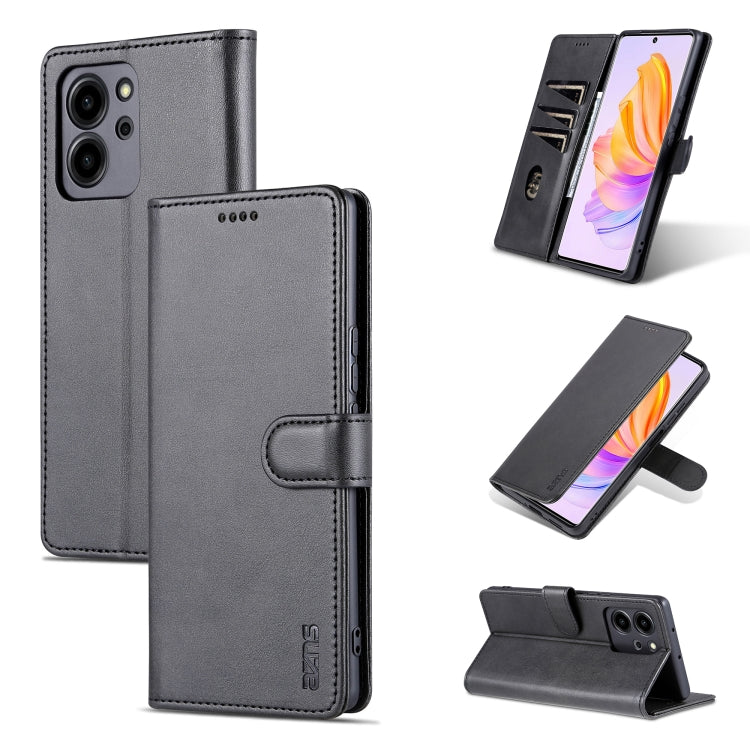 AZNS Skin Feel Calf Texture Flip Custodia in pelle per telefono, For Honor 80 SE, For Samsung Galaxy A14 5G, For Samsung Galaxy A34 5G, For Samsung Galaxy A54 5G