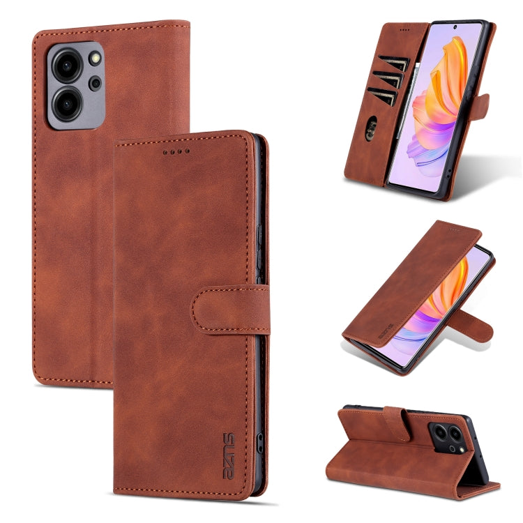 AZNS Skin Feel Calf Texture Flip Custodia in pelle per telefono, For Honor 80 SE, For Samsung Galaxy A14 5G, For Samsung Galaxy A34 5G, For Samsung Galaxy A54 5G