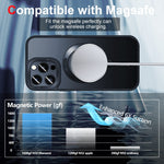 Custodia per telefono con supporto MagSafe Skin Feel 3 in 1, For iPhone 14 Pro Max, For iPhone 14 Pro, For iPhone 14, For iPhone 14 Plus