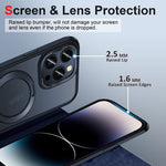 Custodia per telefono con supporto MagSafe Skin Feel 3 in 1, For iPhone 14 Pro Max, For iPhone 14 Pro, For iPhone 14, For iPhone 14 Plus