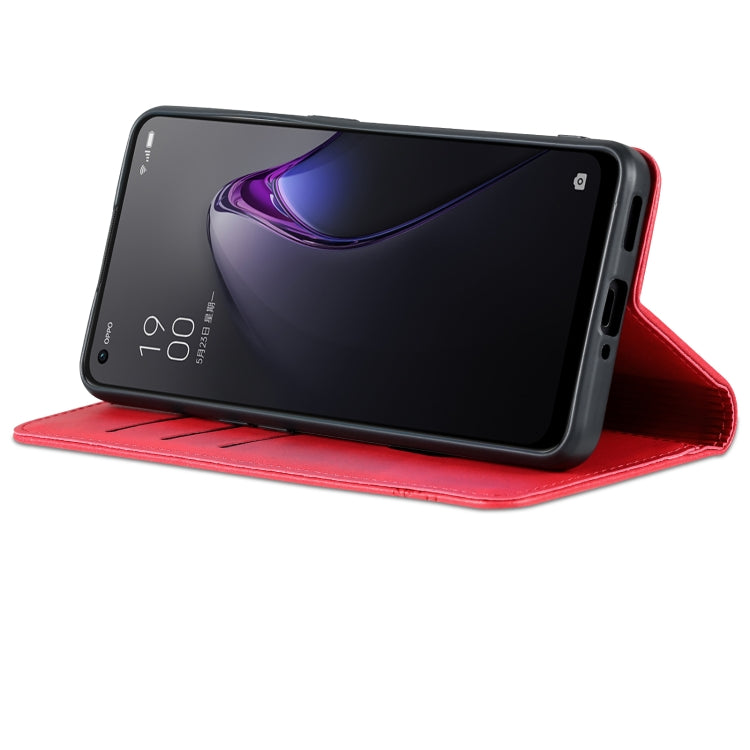 AZNS Custodia per telefono in pelle a conchiglia con struttura in vitello magnetico, For OPPO Reno9 / Reno9 Pro, For vivo X90, For vivo X90 Pro