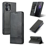 AZNS Custodia per telefono in pelle a conchiglia con struttura in vitello magnetico, For OPPO Reno9 / Reno9 Pro, For vivo X90, For vivo X90 Pro