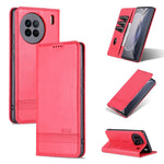 AZNS Custodia per telefono in pelle a conchiglia con struttura in vitello magnetico, For OPPO Reno9 / Reno9 Pro, For vivo X90, For vivo X90 Pro