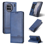 AZNS Custodia per telefono in pelle a conchiglia con struttura in vitello magnetico, For OPPO Reno9 / Reno9 Pro, For vivo X90, For vivo X90 Pro