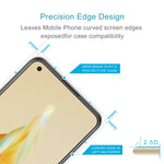 Pellicola in vetro temperato 9H 2.5D da 0,26 mm, For OPPO Reno8 T 4G (1 PC)