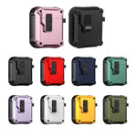 Custodia protettiva per auricolari Eagle antiurto con interruttore, For AirPods 1 / 2