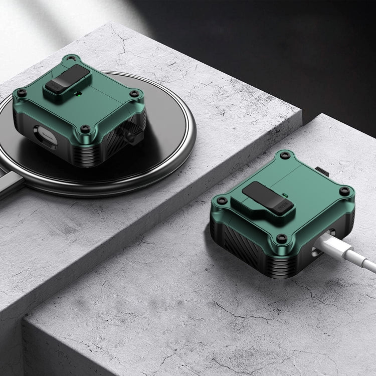 Custodia protettiva per auricolari Eagle antiurto con interruttore, For AirPods 3, For AirPods Pro