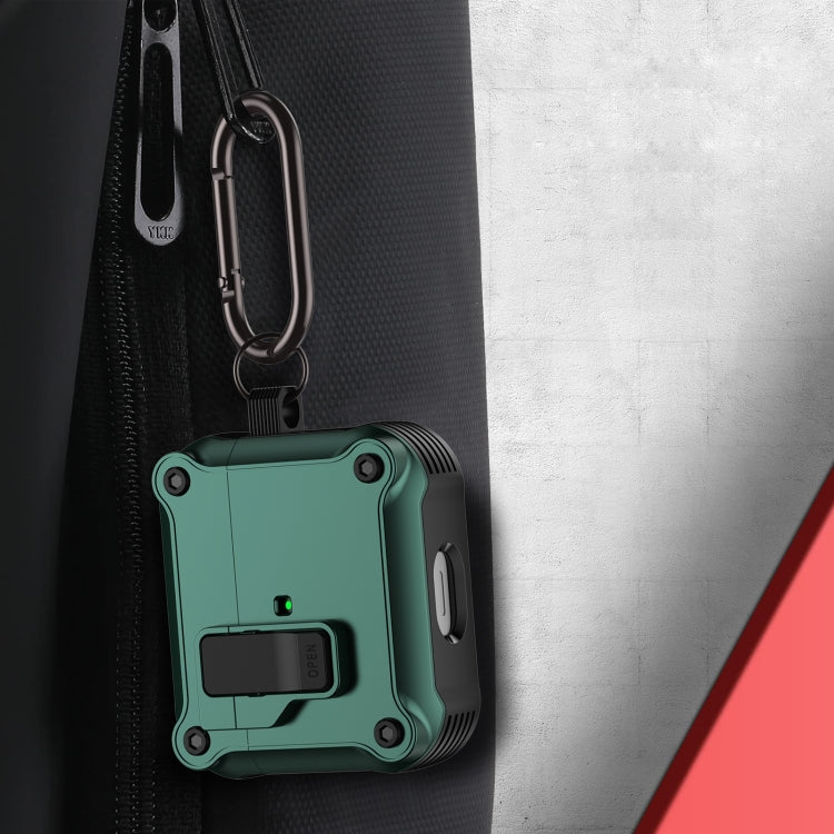 Custodia protettiva per auricolari Eagle antiurto con interruttore, For AirPods 3, For AirPods Pro