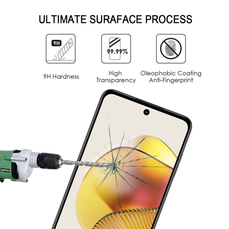Pellicola in vetro temperato per protezione dello schermo a copertura totale con colla completa, For Motorola Moto G73 (1 PC), For Motorola Moto G23 (1 PC), For Motorola Moto G13  (1 PC), For Motorola Moto E13 (1 PC)