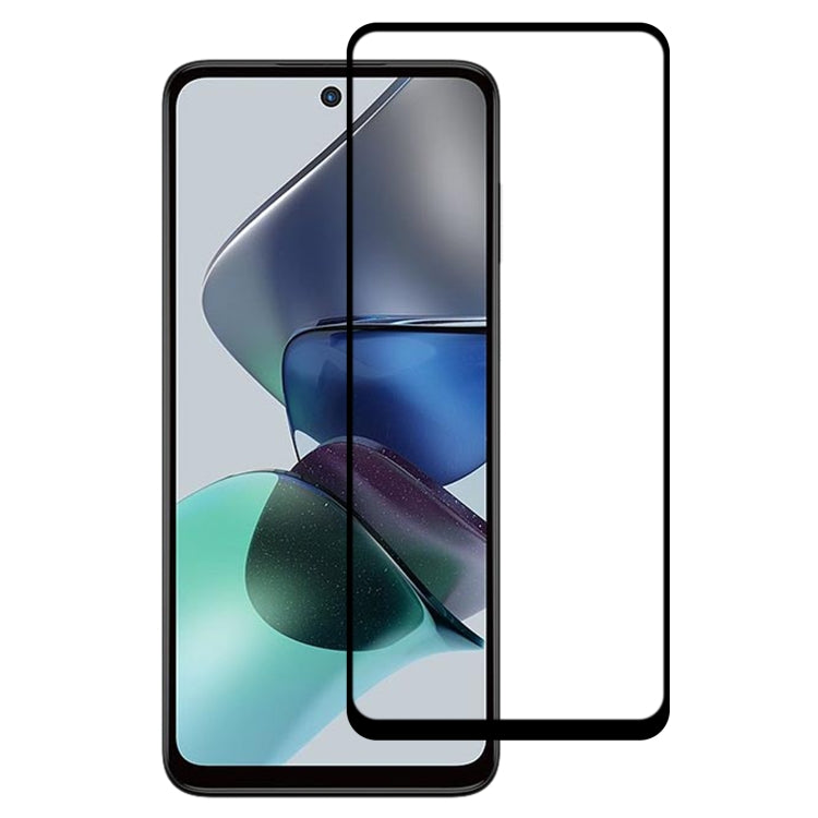 Pellicola in vetro temperato per protezione dello schermo a copertura totale con colla completa, For Motorola Moto G73 (1 PC), For Motorola Moto G23 (1 PC), For Motorola Moto G13  (1 PC), For Motorola Moto E13 (1 PC)