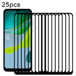 Pellicola in vetro temperato a schermo intero con colla intera da 25 pezzi, For Motorola Moto G73 (25 PCS), For Motorola Moto G23 (25 PCS), For Motorola Moto G13 (25 PCS), For Motorola Moto E13 (25 PCS)