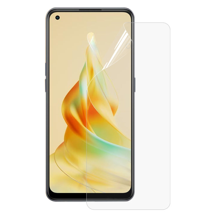 Full Screen Protector Pellicola idrogel antideflagrante, For OPPO Reno8 T 4G (1 PC)