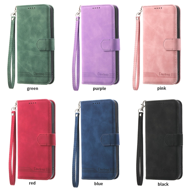 Dierfeng Dream Line TPU + Custodia per telefono in pelle PU, For iPhone 12, For iPhone 12 mini, For iPhone 12 Pro, For iPhone 12 Pro Max