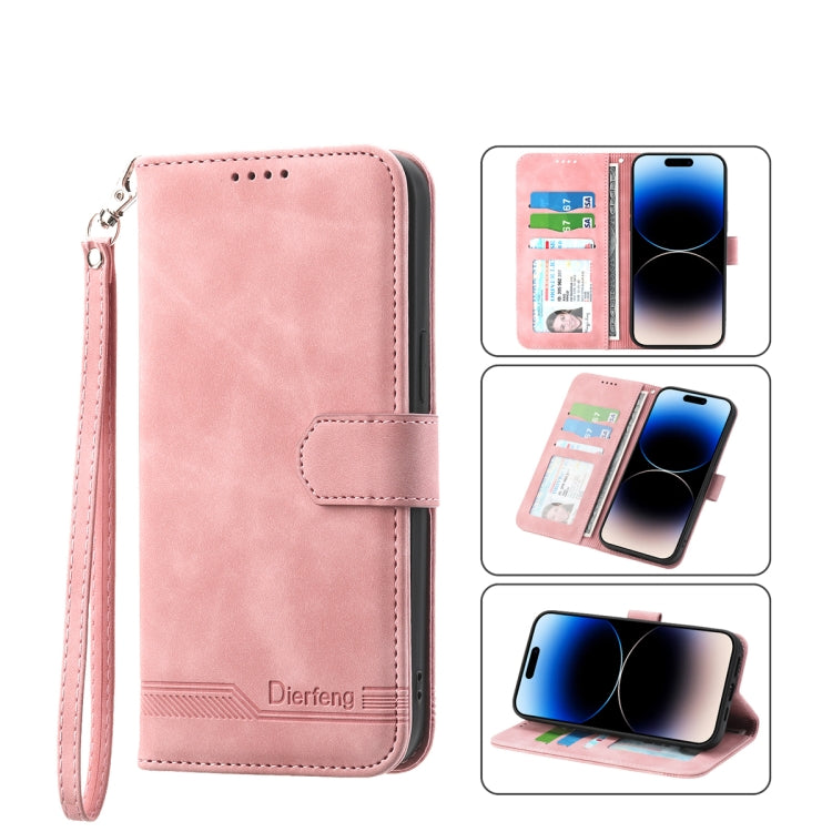 Dierfeng Dream Line TPU + Custodia per telefono in pelle PU, For iPhone 12, For iPhone 12 mini, For iPhone 12 Pro, For iPhone 12 Pro Max