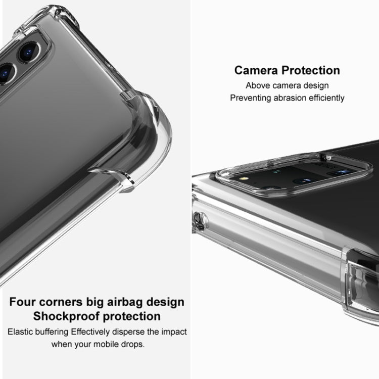 Imak Custodia per telefono in TPU antiurto per airbag, For Xiaomi 13 5G, For Xiaomi 13 Pro 5G, For Xiaomi Redmi K60 5G / K60 Pro 5G, For ZTE nubia Red Magic 8 Pro, For Samsung Galaxy A54 5G, For OnePlus 11 5G, For Motorola Moto X40 5G